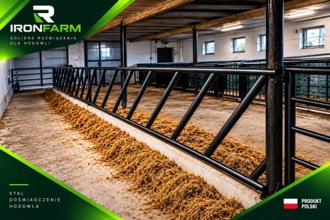 Drabina paszowa dla bydła skośna / prosta – malowana – 1 mb