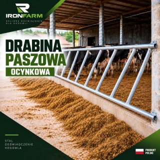 Drabina paszowa ocynkowana